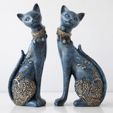 Triogift Whimsical Resin Cat Figurine