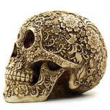 Triogift Gothic Resin Skull Statue