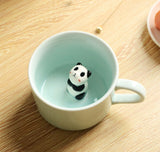 Triogift Adorable Animal Surprise Mug