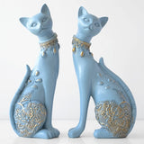 Triogift Whimsical Resin Cat Figurine