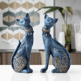 Triogift Whimsical Resin Cat Figurine