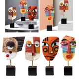 Triogift Creative Abstract Faces Figurines