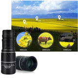 Triogift  Portable Outdoor 16X52 HD Monocular Telescope Hunting Spotting Handheld For Tourism Sightseeing Concerts Fishing Sailing