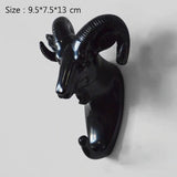 Triogift Decorative Animal Head Wall Hook