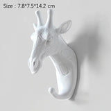 Triogift Decorative Animal Head Wall Hook