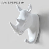 Triogift Decorative Animal Head Wall Hook