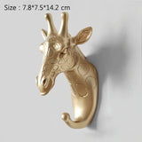 Triogift Decorative Animal Head Wall Hook