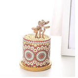 Triogift Mandala Elegance Pattern Flower Pot