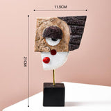 Triogift Creative Abstract Faces Figurines