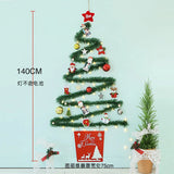 Triogift  Christmas creative wall tree with lights DIY Christmas ornaments treeGlowing christmas tree christmas ornaments  happy tree