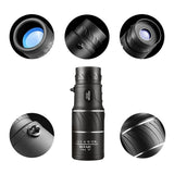 Triogift  Portable Outdoor 16X52 HD Monocular Telescope Hunting Spotting Handheld For Tourism Sightseeing Concerts Fishing Sailing