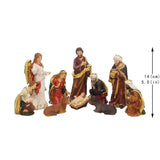 Triogift Christmas Scene Decorative Statue