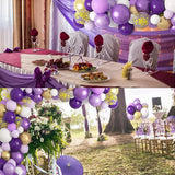 Triogift Purple gold white confetti metal latex Balloons halloween Birthday Party Wedding Decorations baby shower globos Thanksgiving Day