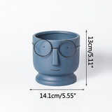 Triogift Nerdy Charm Flower Pot