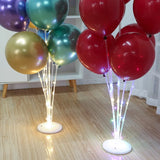 Triogift Balloon Garland Round Stand Holder Column Confetti Balloons Happy Birthday Ballon Kids Baby Shower Wedding Party Decorations