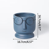 Triogift Nerdy Charm Flower Pot