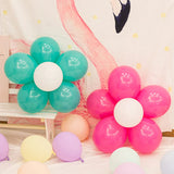 Triogift  Flower Balloons Clips 5M Balloon Chain Glue Dot Birthday Party Wedding Arch Backdrop Decorations Globos Ballons Accessories