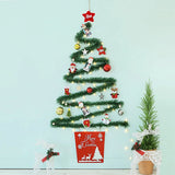 Triogift  Christmas creative wall tree with lights DIY Christmas ornaments treeGlowing christmas tree christmas ornaments  happy tree