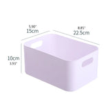 Triogift   Black/ Transparent/ White Kitchen Plastic Storage Bins, Small Pantry Organizer Bins for Kitchen Bathroom Bedroom