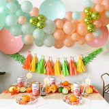 Triogift Summer Hawaii Balloon Garland Arch Kit Ballon Chain Baby Shower Confetti Balloon Birthday Baby Shower Party Balloons Decor Aloha