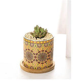 Triogift Mandala Elegance Pattern Flower Pot