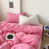 Triogift Aesthetic Pink Series Bedding Set