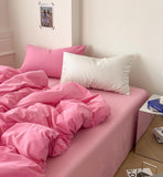 Triogift Aesthetic Pink Series Bedding Set