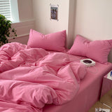 Triogift Aesthetic Pink Series Bedding Set