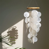 Triogift Bamboo Shell Wind Chime