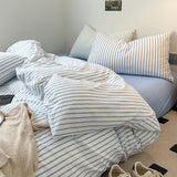 Triogift Scandinavian Retro Stripes Bedding Set