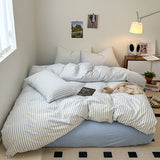 Triogift Scandinavian Retro Stripes Bedding Set