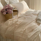 Triogift Princesscore Pink Lace Bedding Set