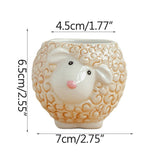 Triogift Wise Owl Ceramic Flower Pot