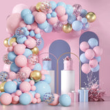 Triogift Pink Blue Balloon Garland Arch Kit Birthday Party Decoration Kids Baby Shower Boy Or Girl Latex Ballon Wedding Birthday Suppiles