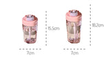 Triogift  500/700ml Cute Water Bottle Sport Tumbler For Girls Kids Plastic Aesthetic Ice Hot Coffee Tea Juice Cup School Drinking Bottle