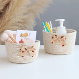 Triogift Simple Storage Basket New Children Storage Box Dirty Clothes Laundry Basket Makeup Box Kitchen Accessories Storage Organizer