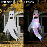 Triogift Halloween LED Light Hanging Ghost For Halloween Party Home Outdoor Indoor Decoration Large Glowing Spooky Lamp Horror Props 2024