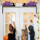 Triogift Halloween Door Frame Decoration,Bats,Pumpkins,Spider Webs,Door and Window Corner Stickers, Halloween Home Decoration