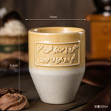 Triogift  -  Saudi Style Mug Middle Eastern Inscriptions Creative Ceramic Couples Milk Ice Coffee Tea Cup for Office Drinkware Business Gifts