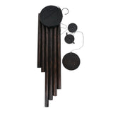 Triogift Wall Hanging Decor Bronze Pine Metal Outdoor Wind Chimes Home Decoration Crafts Garden