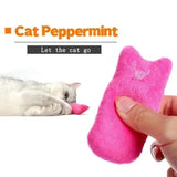 Triogift  Funny Plush Toy Interactive Cat Pet Kitten Chewing Toy Claw Mint for Cats Scraper Supply Cat Toys