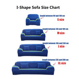 Triogift 1/2/3/4 Seater Seersucker Sofa Slipcover High Stretch Couch Cover Thick Corner Seat Protector Elastic Home Decor Corner Covers