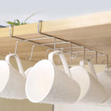 Triogift 1PC Stainless Steel Kitchen Rack Cupboard Hanging Holders Coffee Tea Cup Mug Holder Shelf Cup Holder