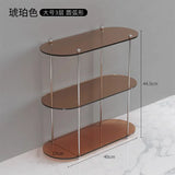 Triogift  -  Ins Acrylic Desktop Rack Bathroom Toilet Storage Rack Layered Finishing Rack Bedroom Cup Storage Cosmetic Perfume Display Rack