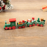 Triogift  Plastic Train/Christmas Train Merry Christmas Decor For Home Cristmas Ornament Xmas Navidad Noel Gifts Happy New Year