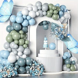 Triogift 112pcs Latex Balloon Arch Set, Used for Birthday, Wedding, Bride, Gift, Party, Baptism, Holiday, Anniversary Decoration