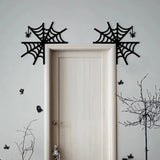 Triogift Halloween Door Frame Decoration,Bats,Pumpkins,Spider Webs,Door and Window Corner Stickers, Halloween Home Decoration