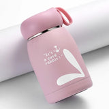 Triogift  -  1pc 320ml Rabbit Cute Insulating Bottle Portable Home Female Office Water Cup Stainless Steel Insulated Coffee Cup Vacuum Bottle