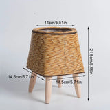 Triogift Rattan Basket Flower Pot