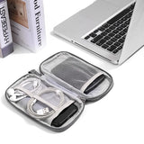 Triogift 3 Tier Portable Wire USB Line Holder Bag Travel Power Bank Earphone Line Organizer Box Mouse Charging Line Storage Ziplock Bag